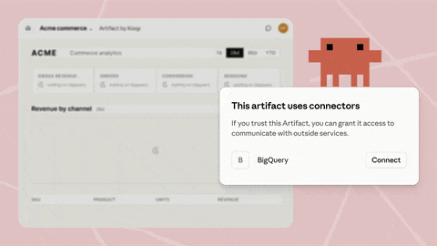 Claude Code Artifacts Now Support Calling MCP Connectors