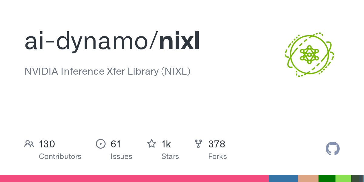 GitHub - ai-dynamo/nixl: NVIDIA Inference Xfer Library (NIXL)