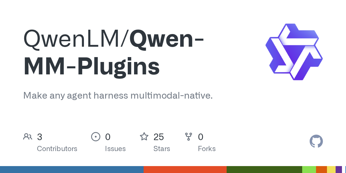 GitHub - QwenLM/Qwen-MM-Plugins: Make any agent harness multimodal-native.