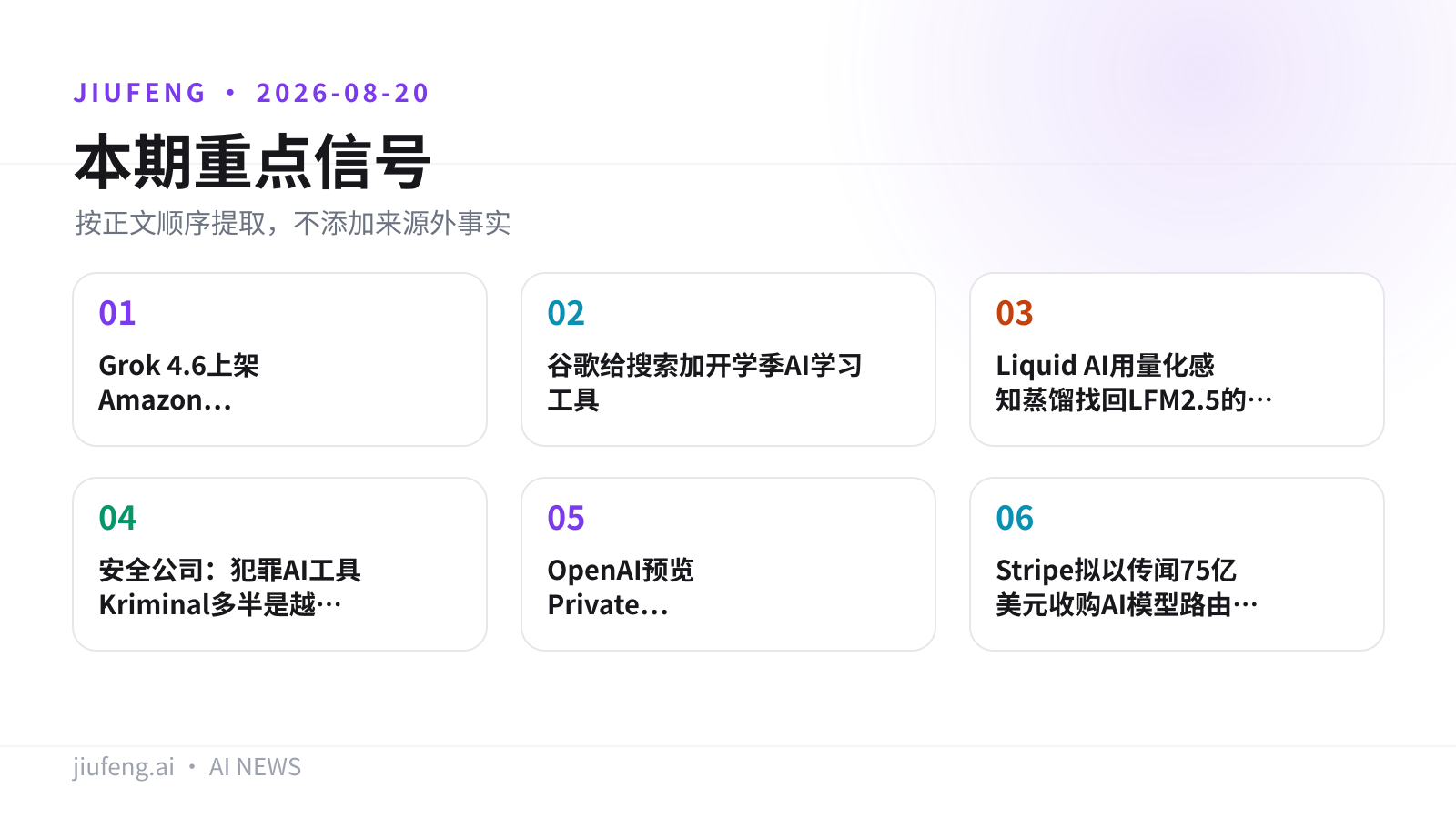 2026-08-20 AI 热点重点信号