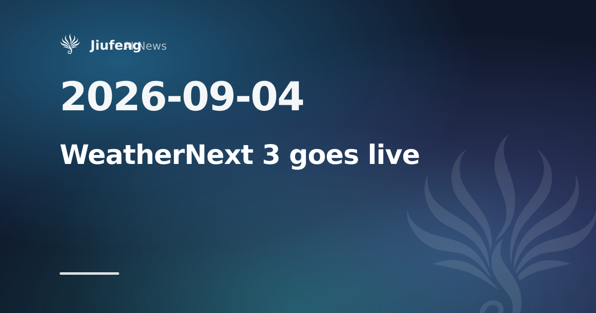 WeatherNext 3 puts hourly AI forecasts in Search and Gemini