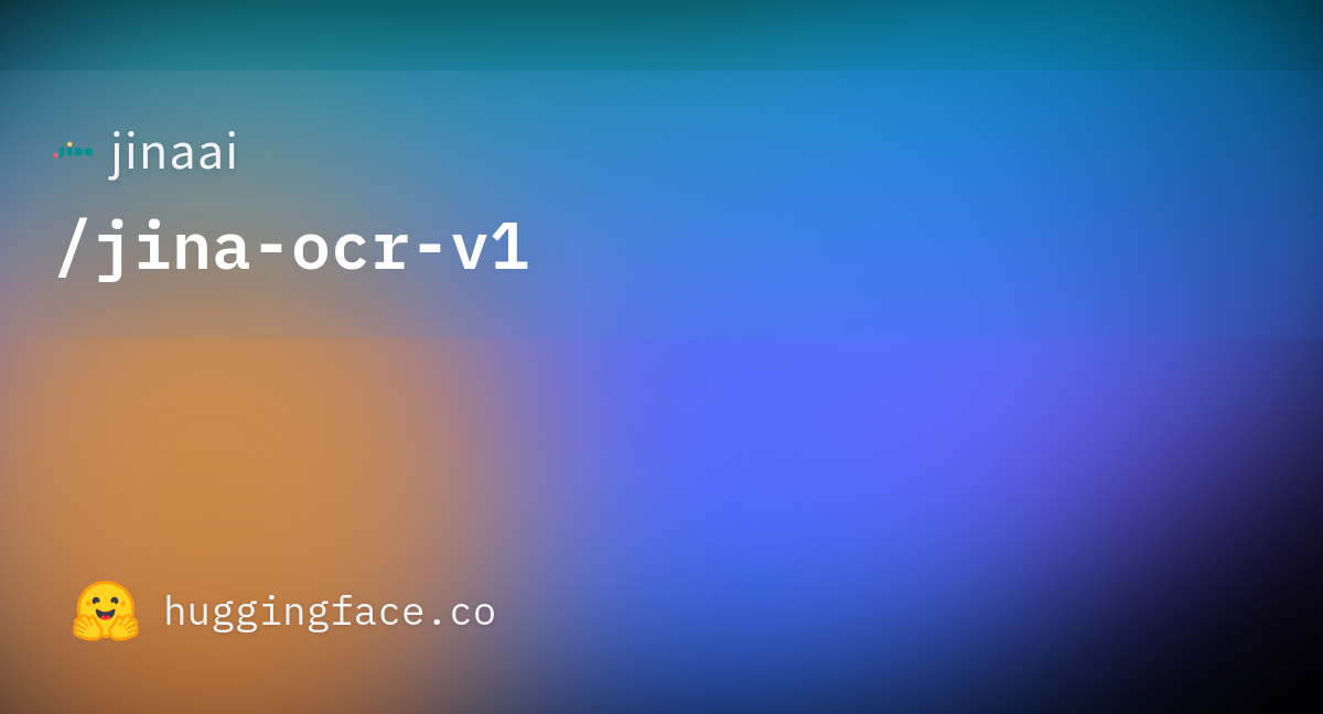 jinaai/jina-ocr-v1 · Hugging Face