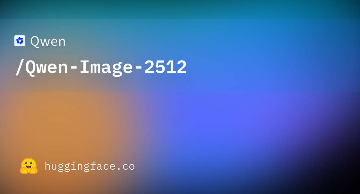 Qwen/Qwen-Image-2512 · Hugging Face