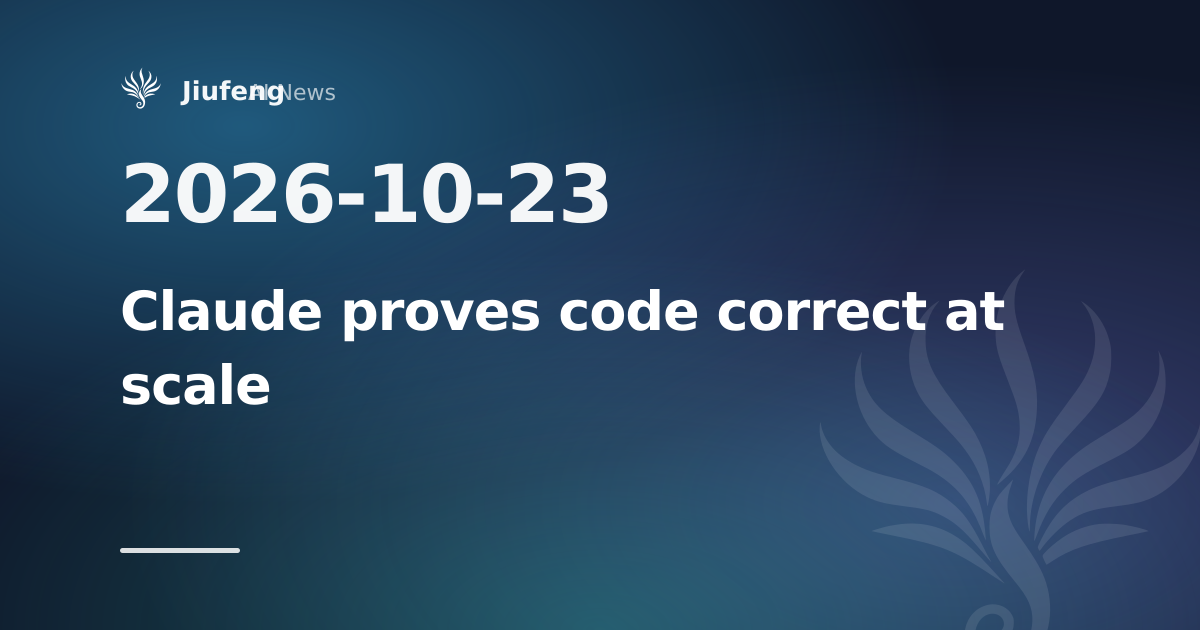 Claude generates 180M lines of proofs for 123 libraries