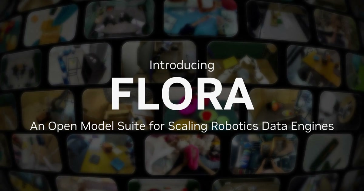 Flora: An Open Model Suite for Scaling Robotics Data Engines