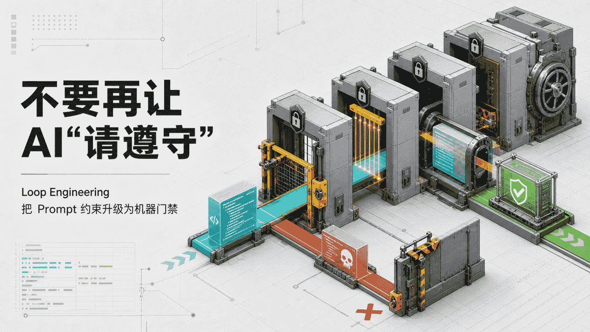 不要再让 AI「请遵守」：把 Prompt 约束升级为机器门禁